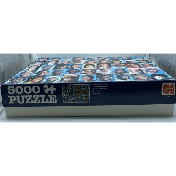 Happy Faces  People 5000 pieces Jigsaw Puzzle Made By Jumbo 1781 Sealed Bag - Picture 2 of 12